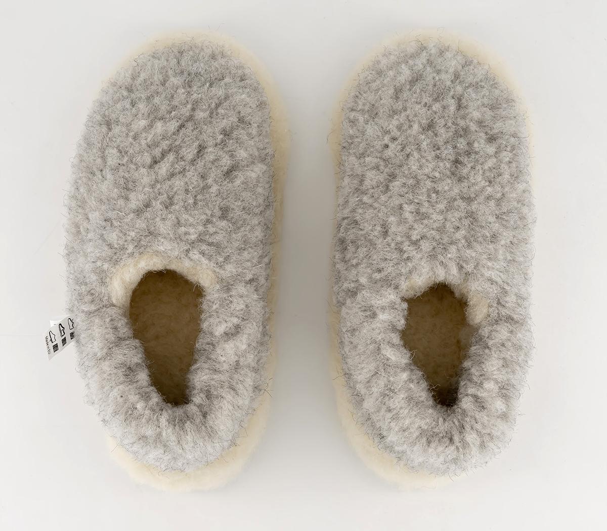 Yoko Wool Yoko Wool Slippers Yoko Wool Yoko Wool Slippers Light Grey
