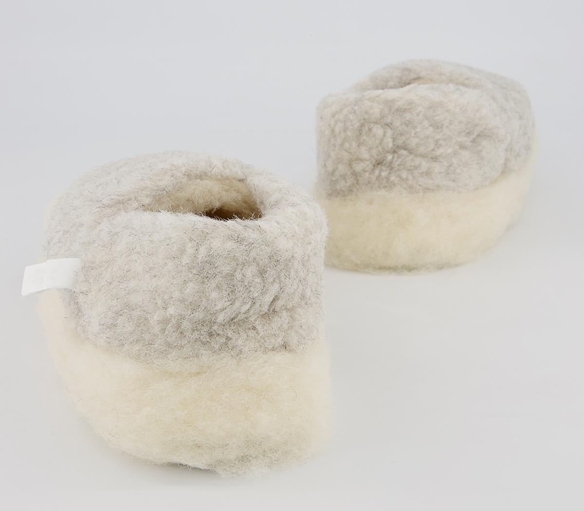 Yoko WoolYoko Wool SlippersLight Grey