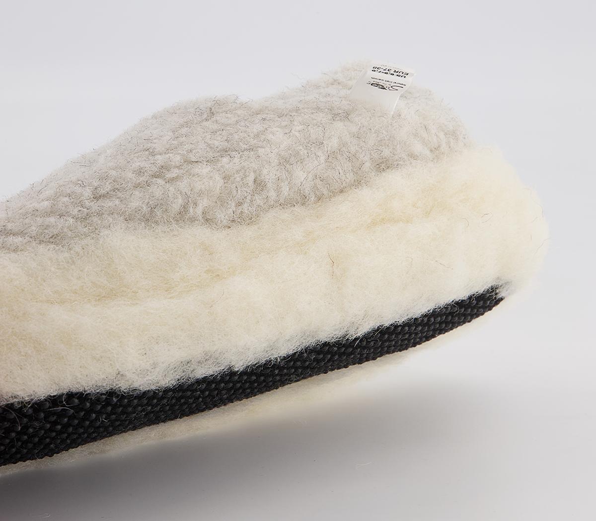 Yoko WoolYoko Wool SlippersLight Grey