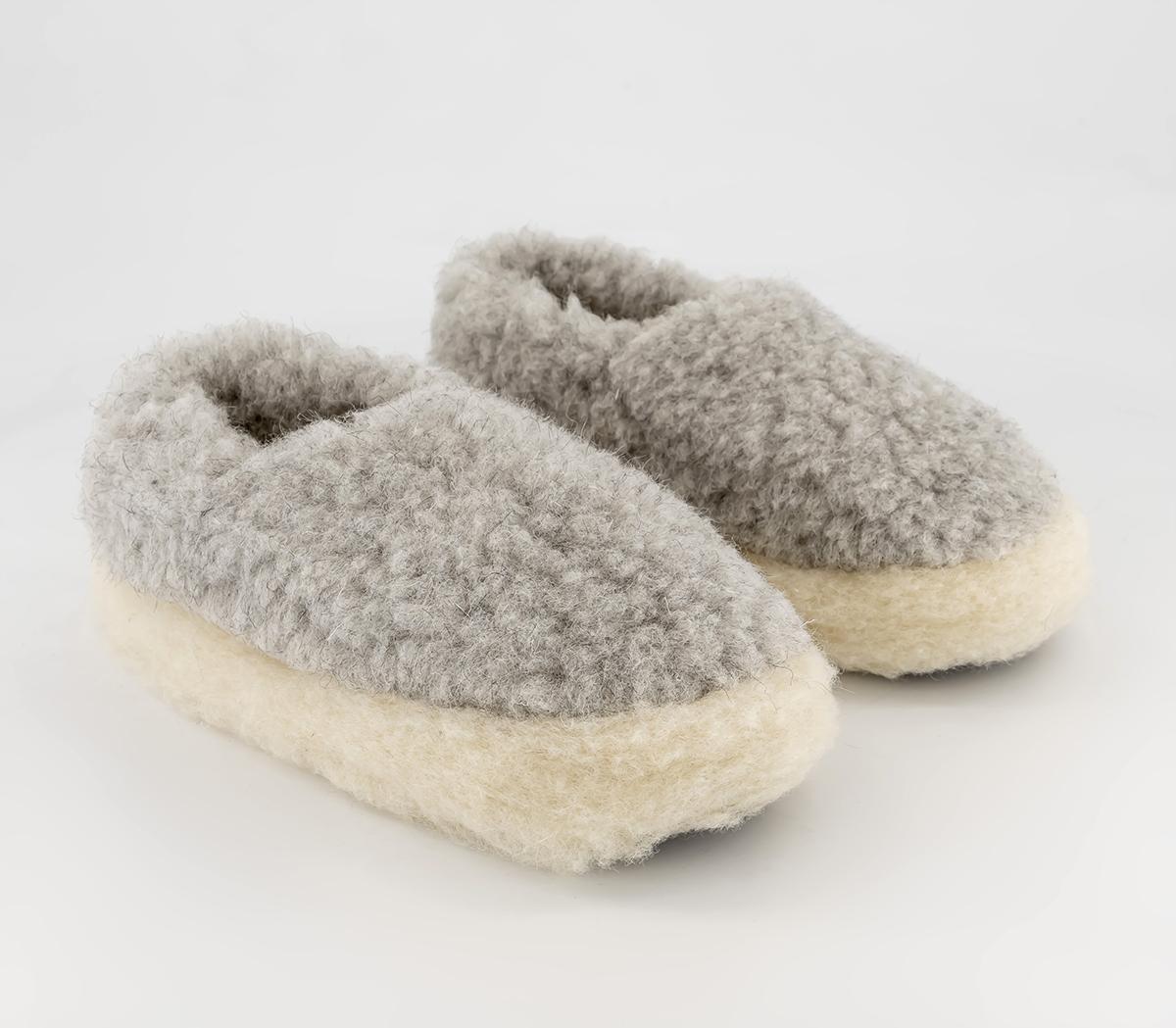 Yoko Wool Yoko Wool Slippers Yoko Wool Yoko Wool Slippers Light Grey