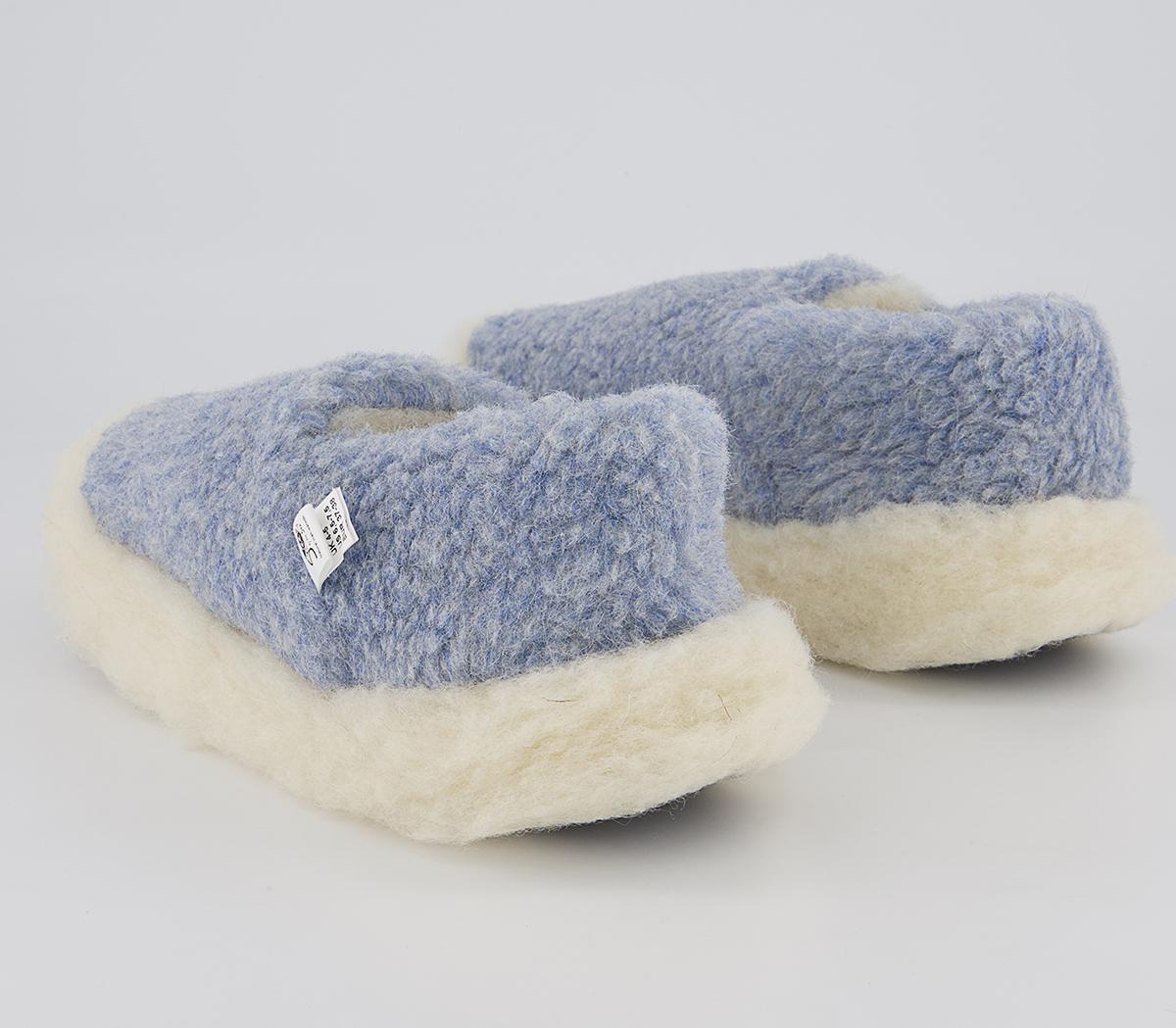 Yoko Wool Yoko Wool Slippers Yoko Wool Yoko Wool Slippers Blue