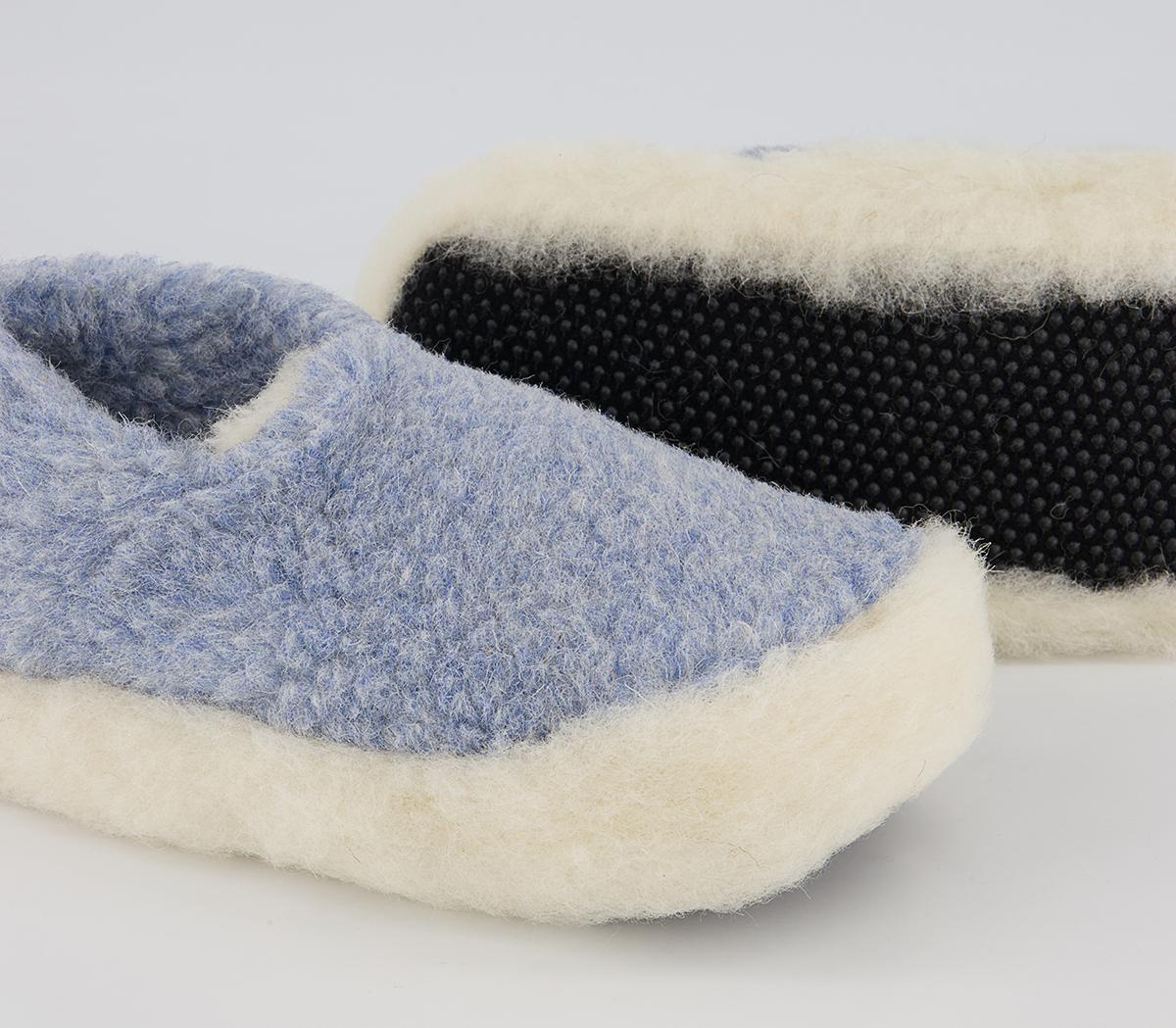 Yoko Wool Yoko Wool Slippers Yoko Wool Yoko Wool Slippers Blue