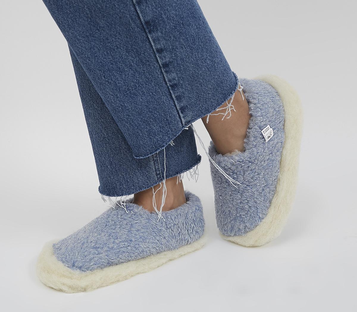 Yoko Wool Yoko Wool Slippers Blue Women s Slippers