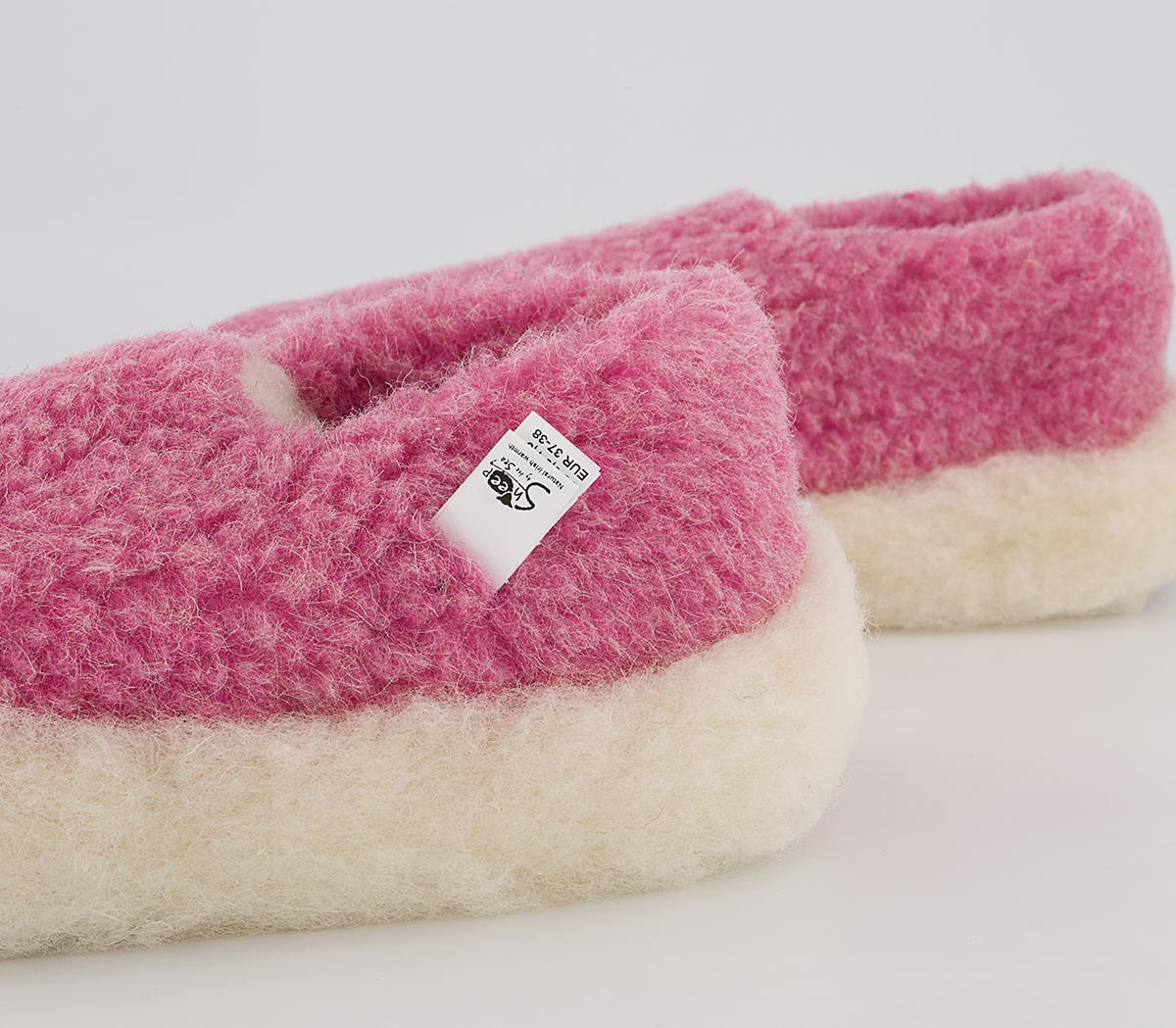 Yoko Wool Yoko Wool Slippers Yoko Wool Yoko Wool Slippers Pink