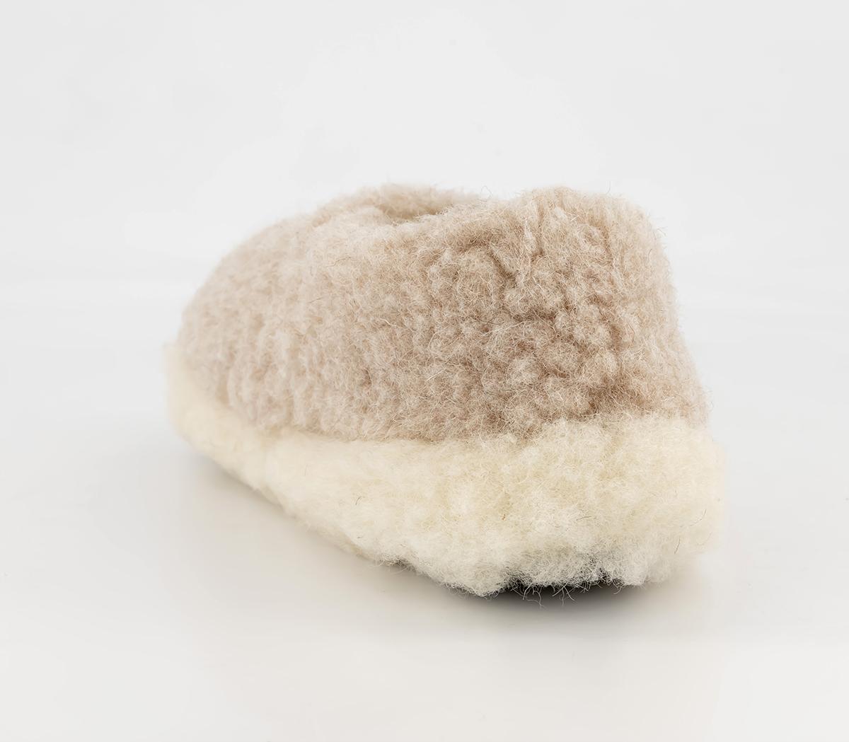 Yoko WoolYoko Wool SlippersBeige