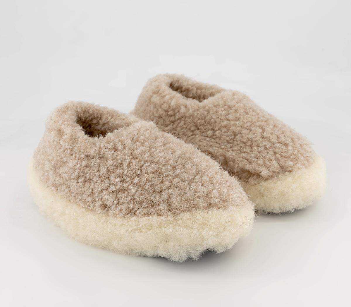 Yoko WoolYoko Wool SlippersBeige