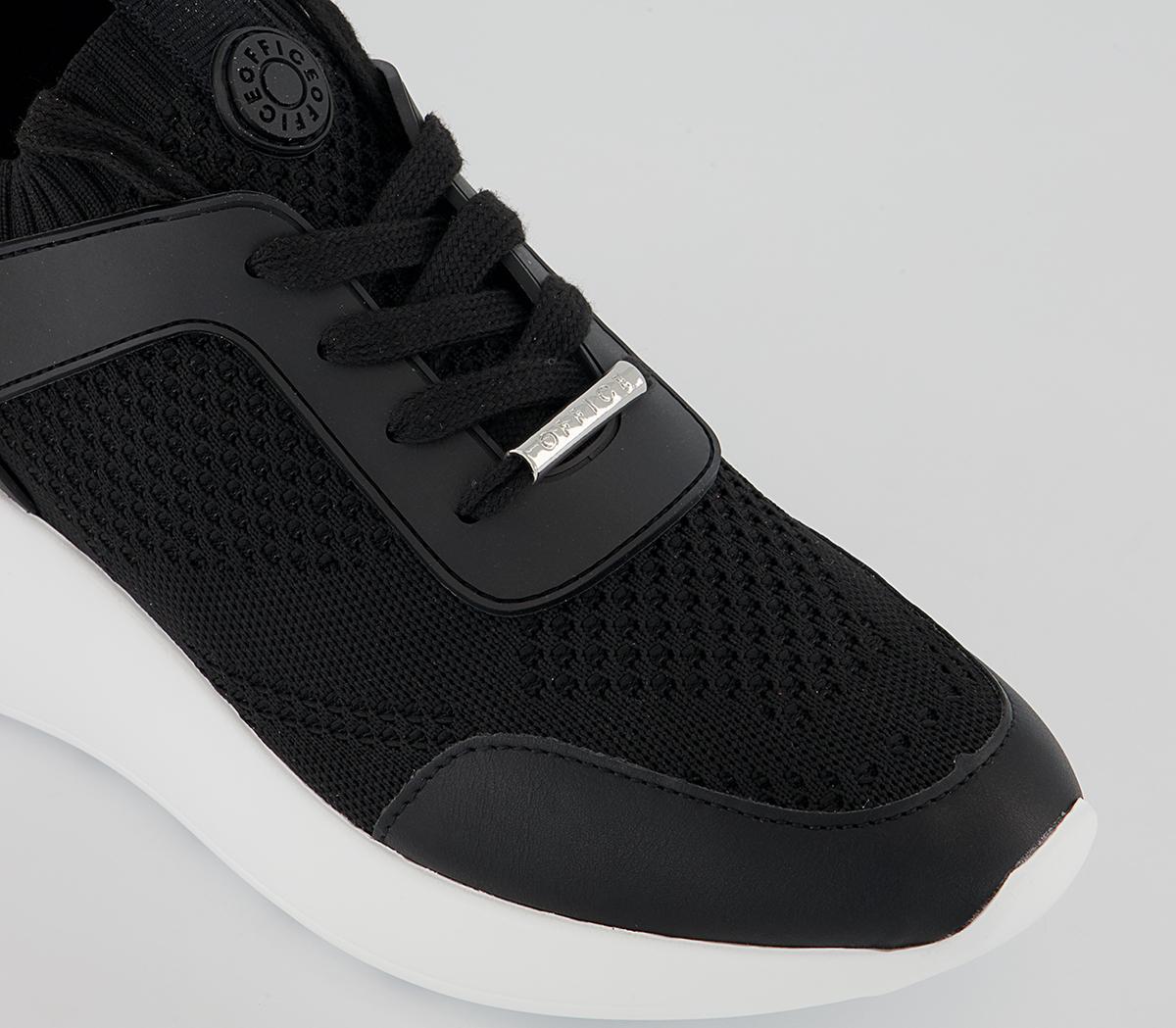 Office Foster Wedged Knitted Runners Office Foster Wedged Knitted Runners Black
