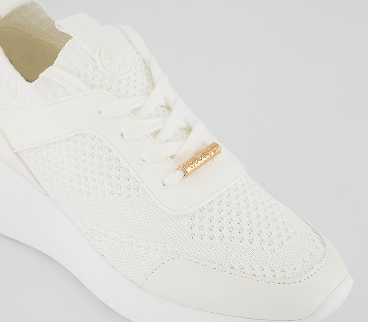 Office Foster Wedged Knitted Runners Office Foster Wedged Knitted Runners White