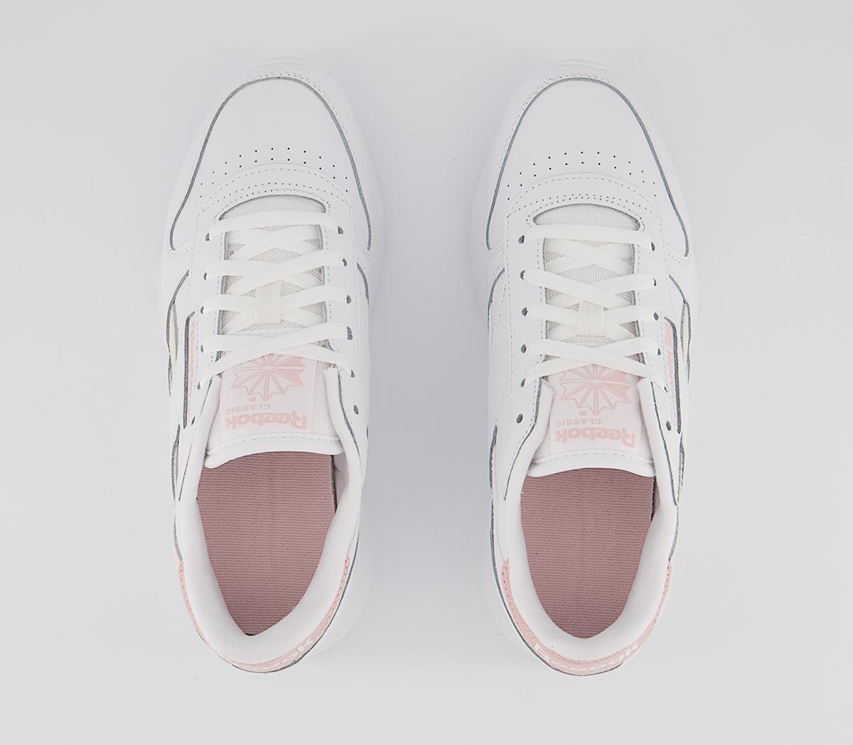 Reebok Classic Leather SP Trainers White Porcelain Pink - Women's Trainers
