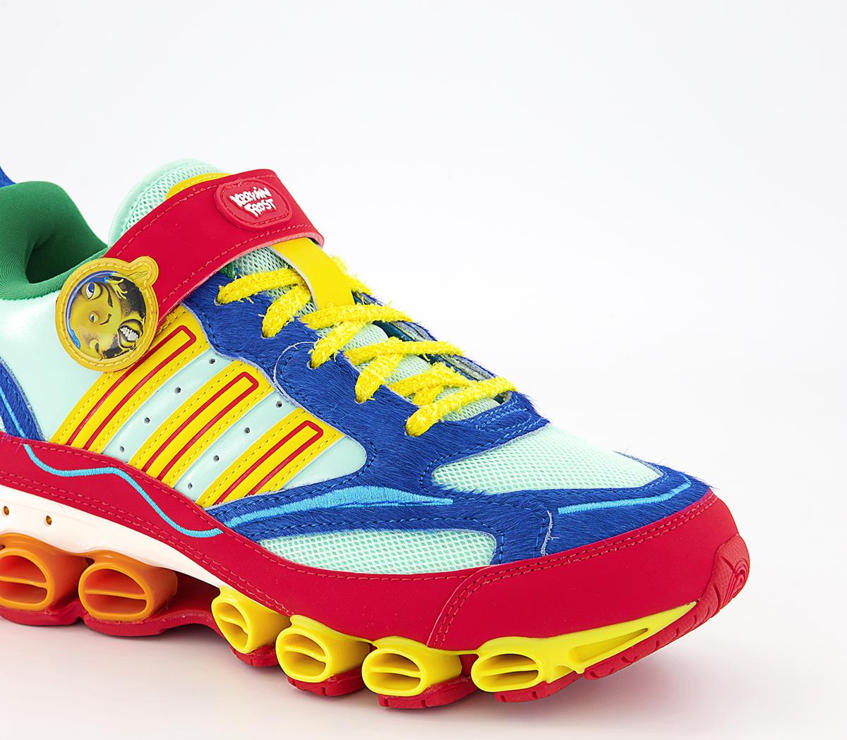 adidas Consortium Kf Strap Microbounce Trainers adidas Consortium Kf Strap Microbounce Trainers Multi Yellow Scarlet