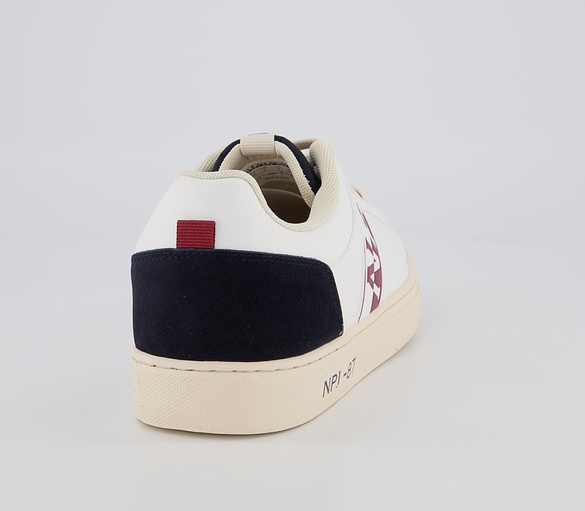 Napapijri Birch Trainers Napapijri Birch Trainers White Navy Red