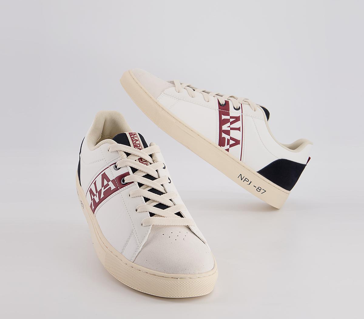 Napapijri Birch Trainers Napapijri Birch Trainers White Navy Red