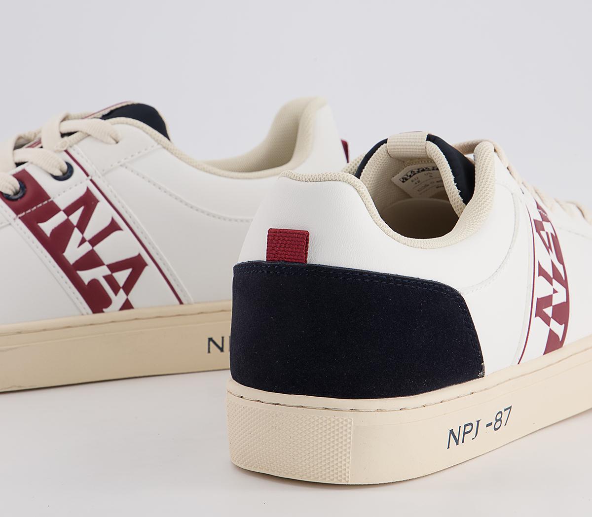 Napapijri Birch Trainers Napapijri Birch Trainers White Navy Red