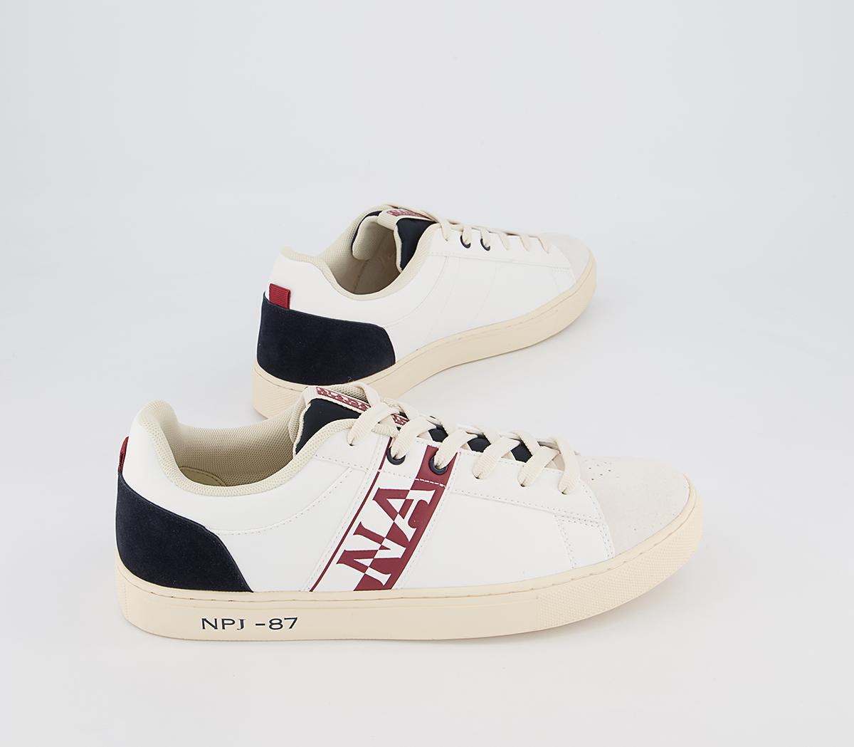 Napapijri Birch Trainers Napapijri Birch Trainers White Navy Red