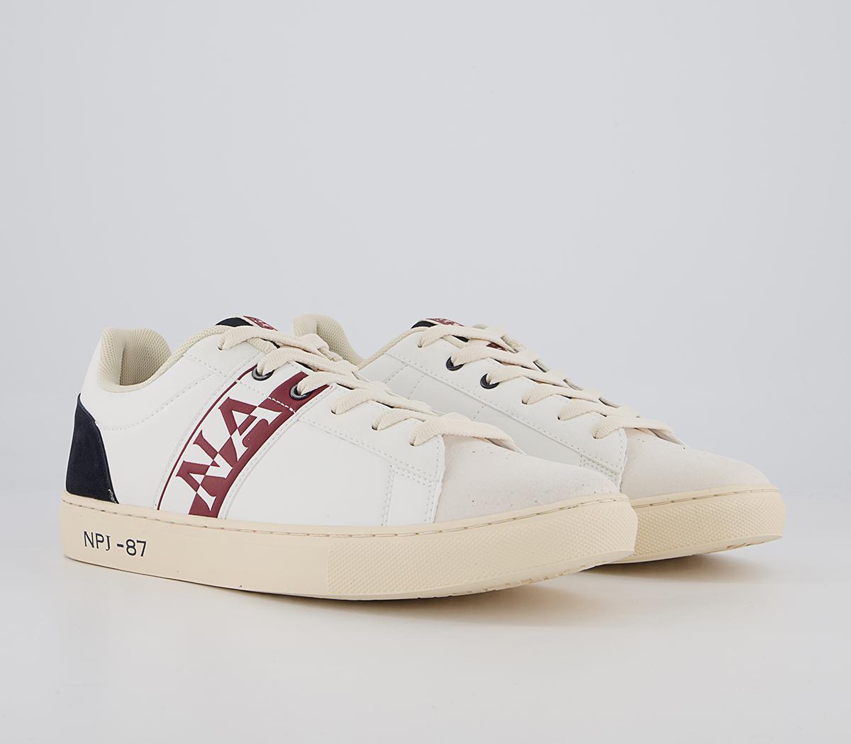 Napapijri Birch Trainers Napapijri Birch Trainers White Navy Red