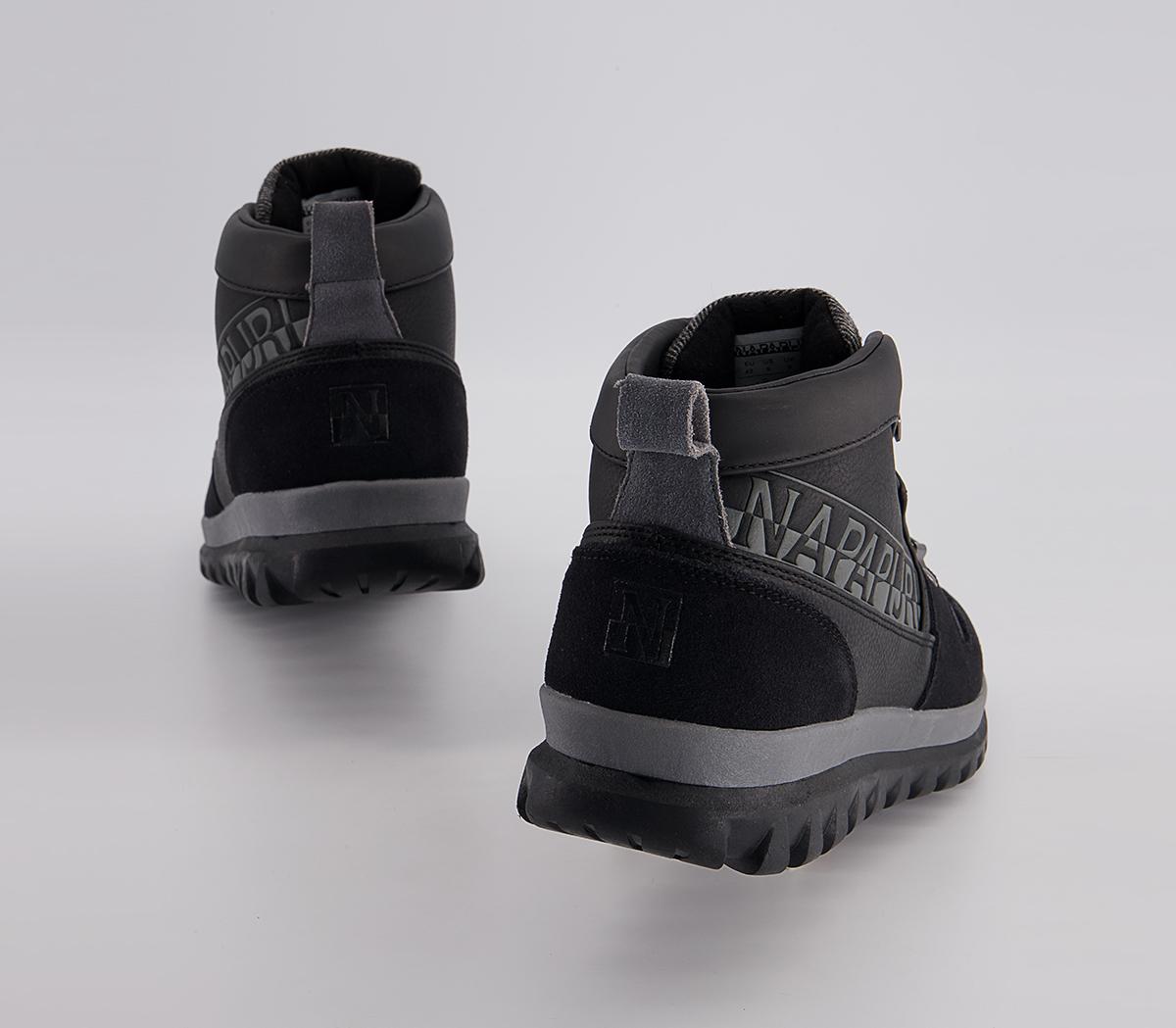 Napapijri Crag Mid Boots Napapijri Crag Mid Boots Black