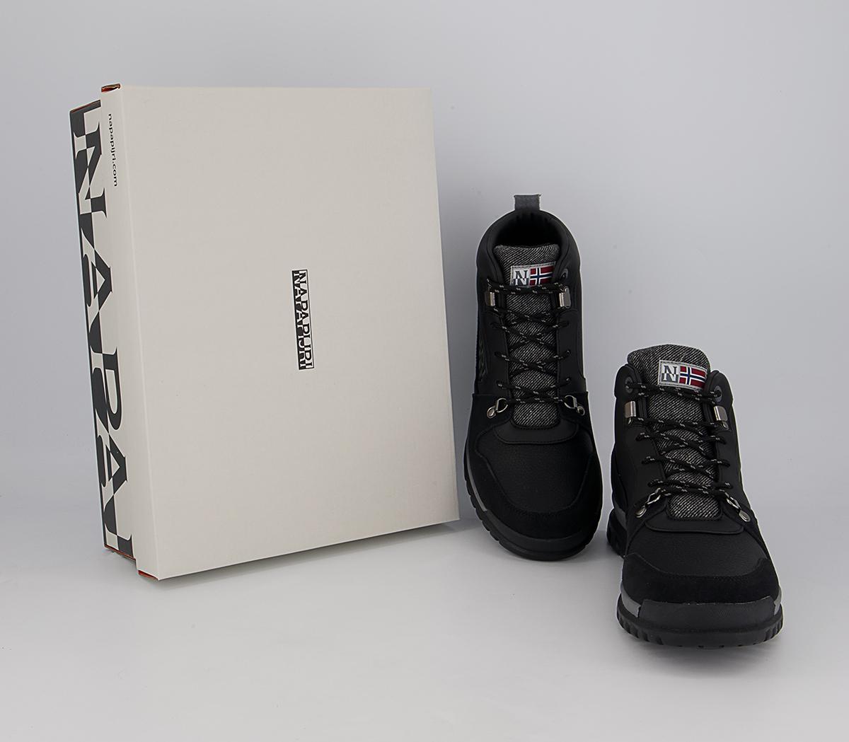 Napapijri Crag Mid Boots Napapijri Crag Mid Boots Black