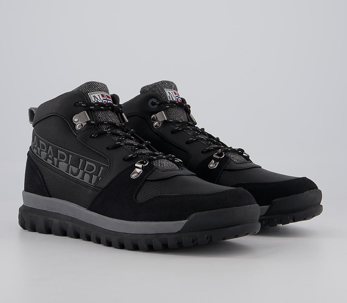 Napapijri Crag Mid Boots Napapijri Crag Mid Boots Black