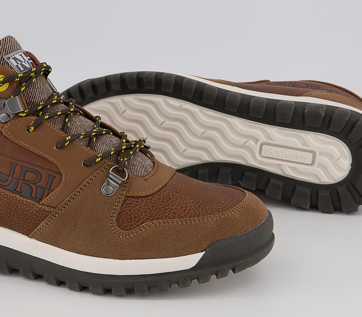 Napapijri Crag Mid Boots Napapijri Crag Mid Boots Golden Brown