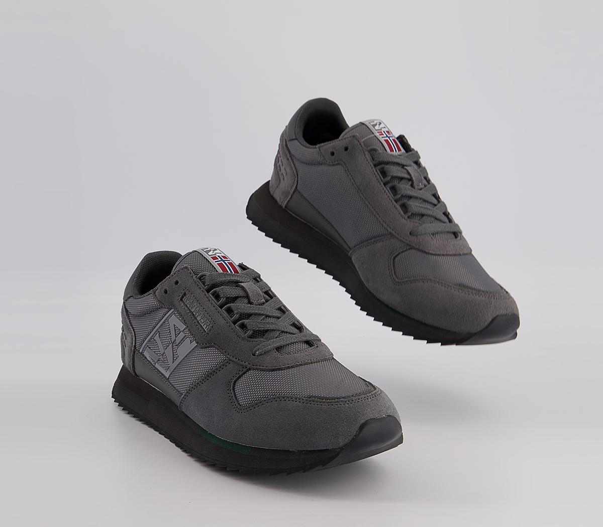Napapijri Virtus Trainers Napapijri Virtus Trainers Dark Grey Solid