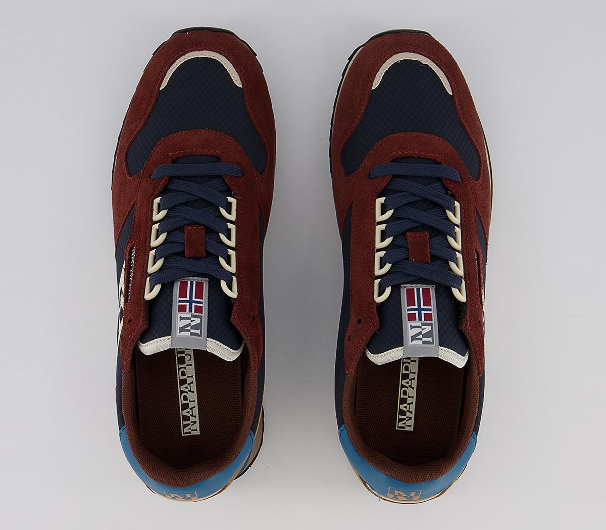 Napapijri Virtus Trainers Napapijri Virtus Trainers Brown Navy