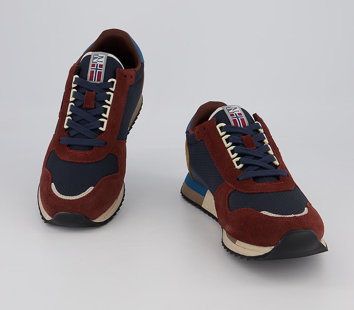 Napapijri Virtus Trainers Napapijri Virtus Trainers Brown Navy