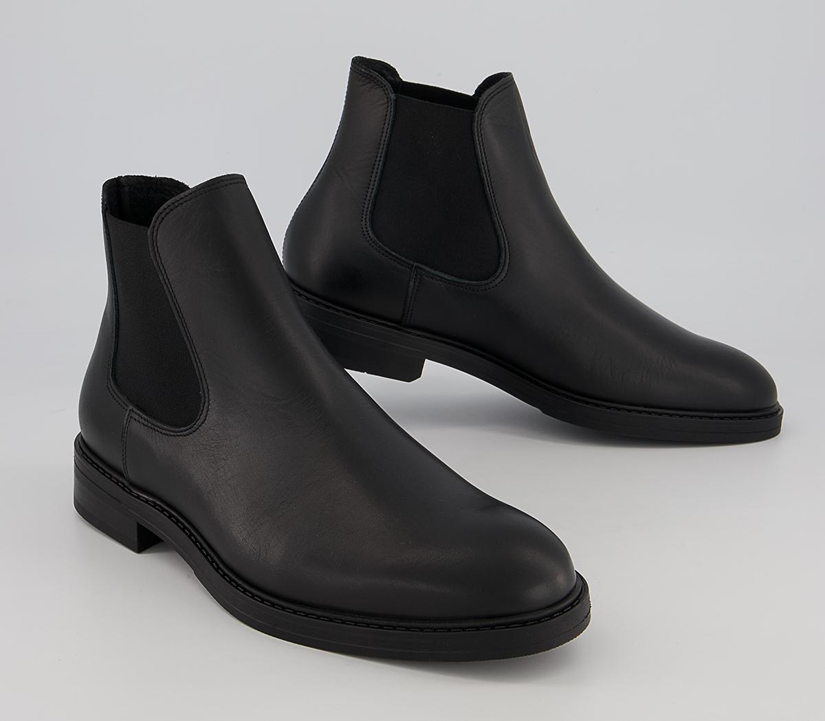 Selected Homme Blake Chelsea Boots Selected Homme Blake Chelsea Boots Black Leather