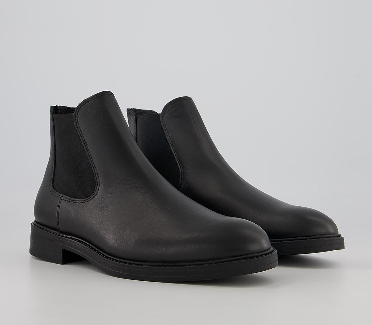 Selected Homme Blake Chelsea Boots Selected Homme Blake Chelsea Boots Black Leather