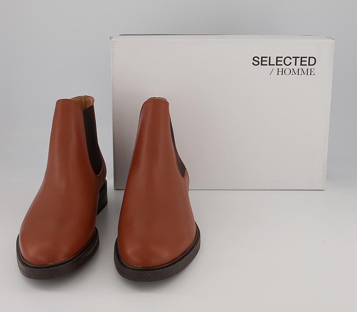Selected HommeBlake Chelsea Boots Selected HommeBlake Chelsea BootsCognac