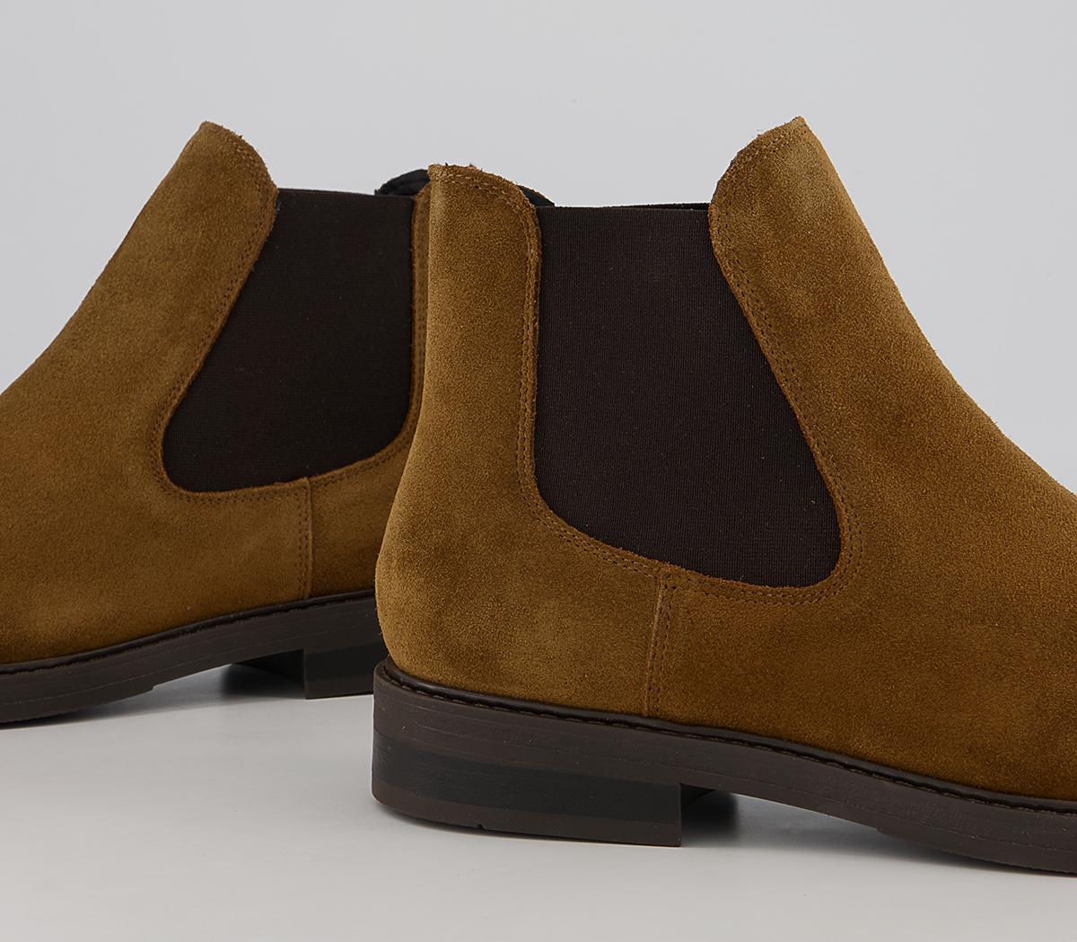 Selected Homme Blake Chelsea Boots Selected Homme Blake Chelsea Boots Rust Suede