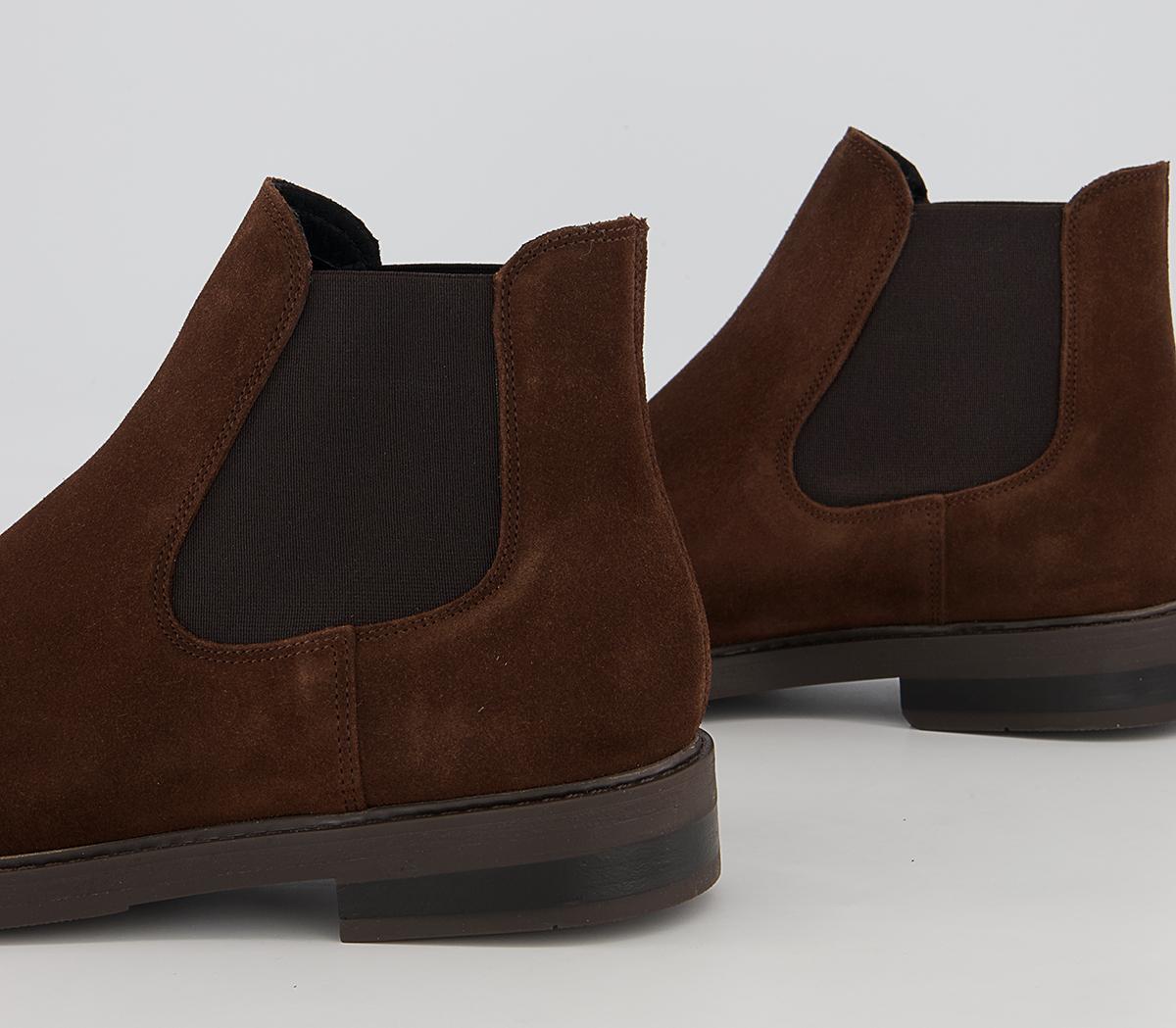 Selected Homme Blake Chelsea Boots Selected Homme Blake Chelsea Boots Chocolate Brown Suede