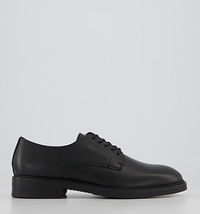 Selected Homme Blake Derby Shoes Black Leather