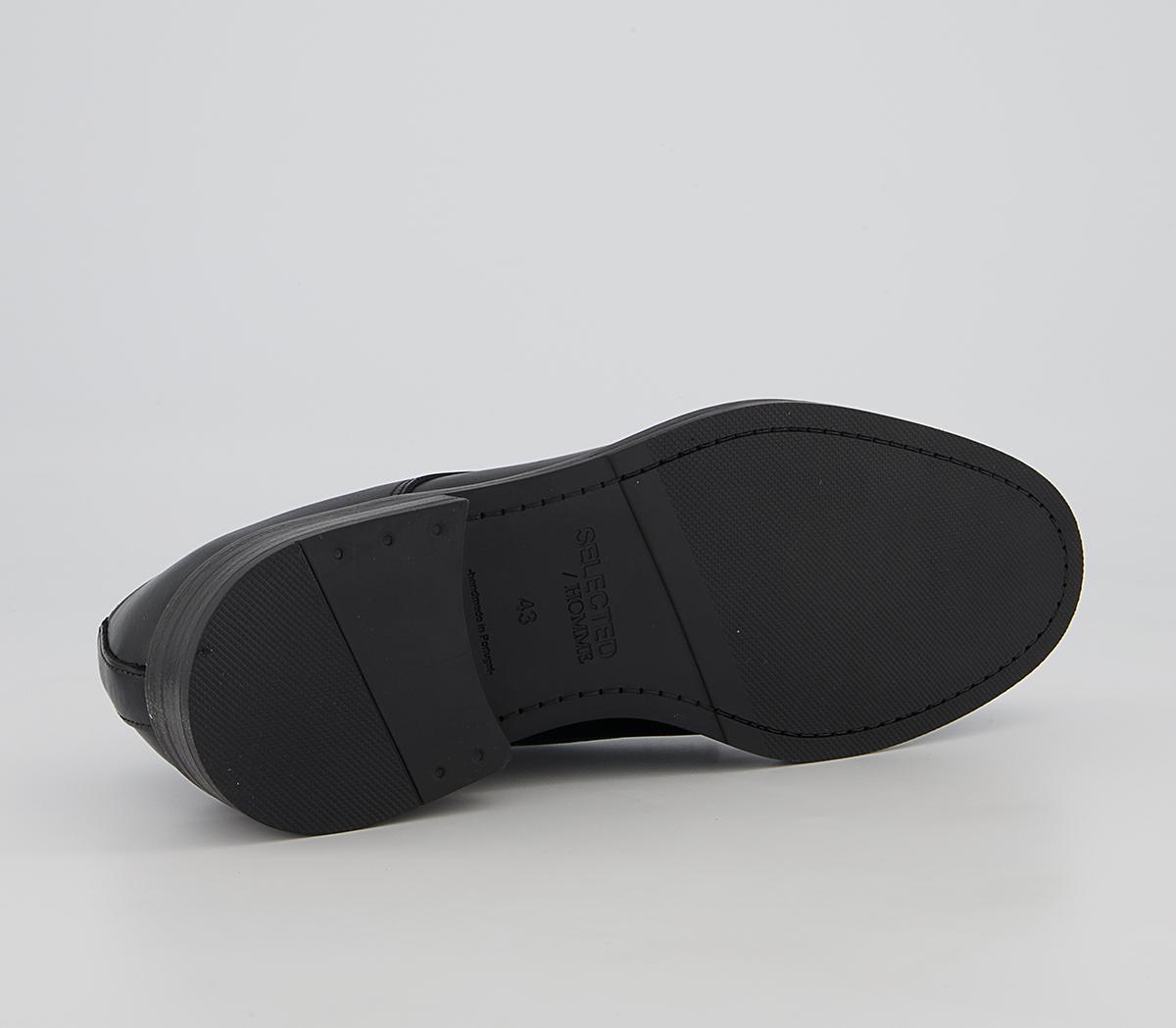 Selected Homme Blake Derby Shoes Selected Homme Blake Derby Shoes Black Leather