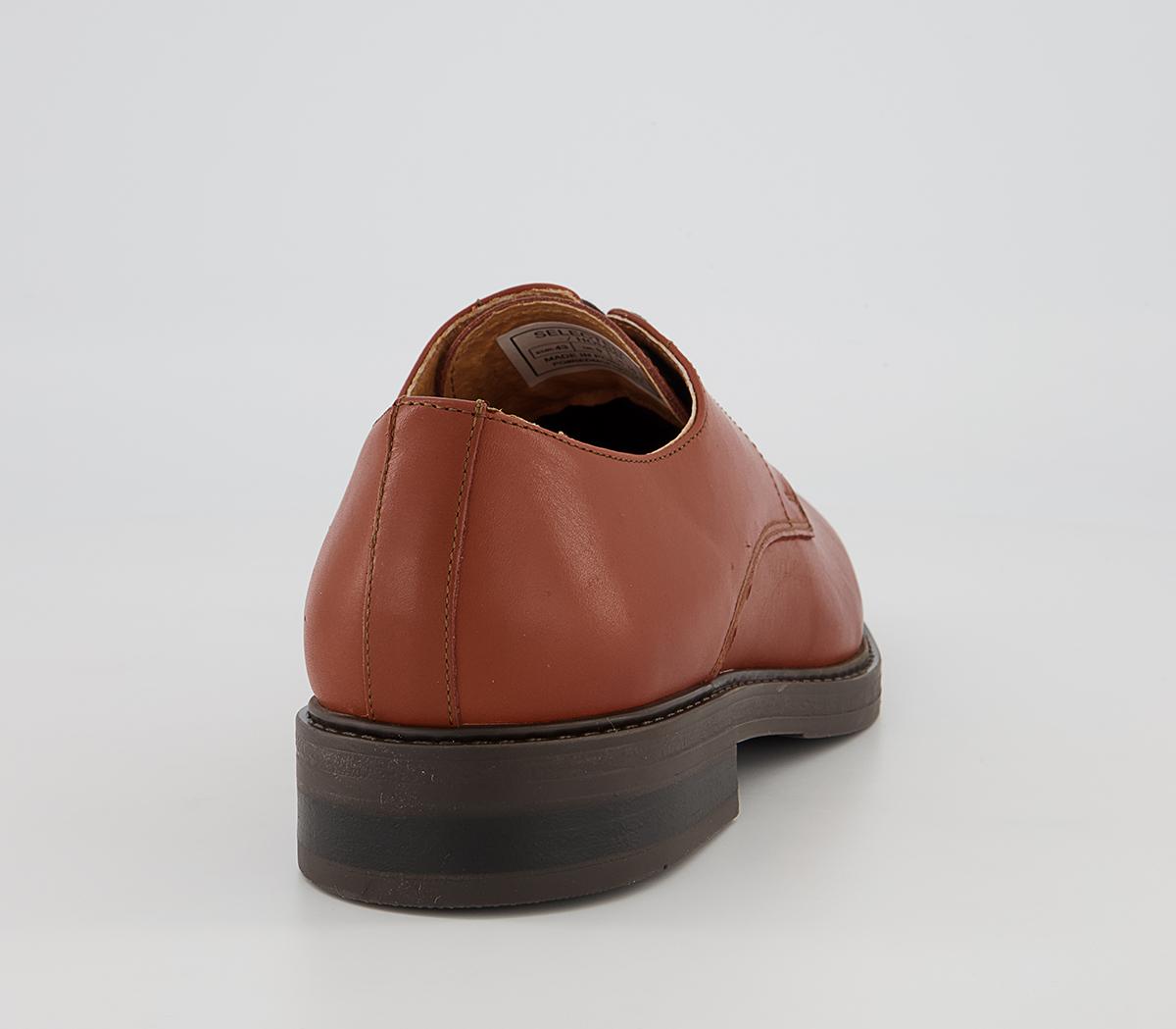 Selected Homme Blake Derby Shoes Selected Homme Blake Derby Shoes Cognac