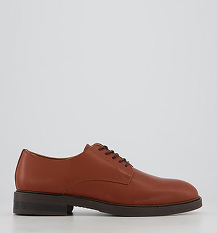 Selected Homme Blake Derby Shoes Cognac