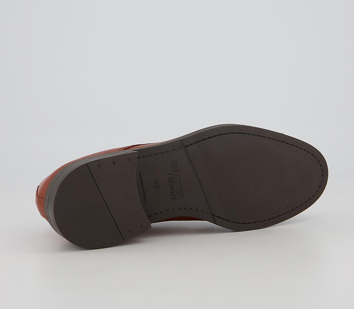 Selected Homme Blake Derby Shoes Selected Homme Blake Derby Shoes Cognac