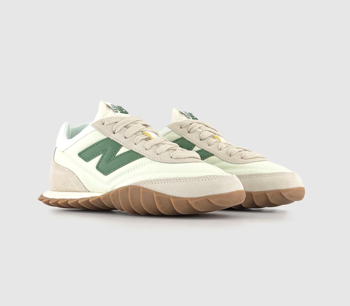 New BalanceRC30 Trainers Angora White Green Gum