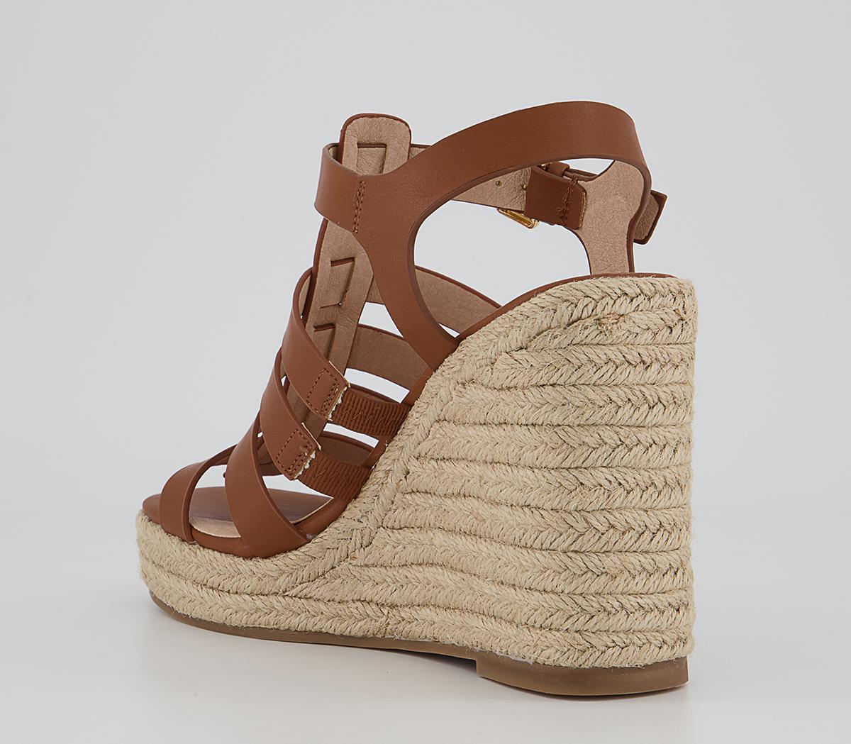 Office Haul Fisherman Espadrille Wedges Office Haul Fisherman Espadrille Wedges Tan