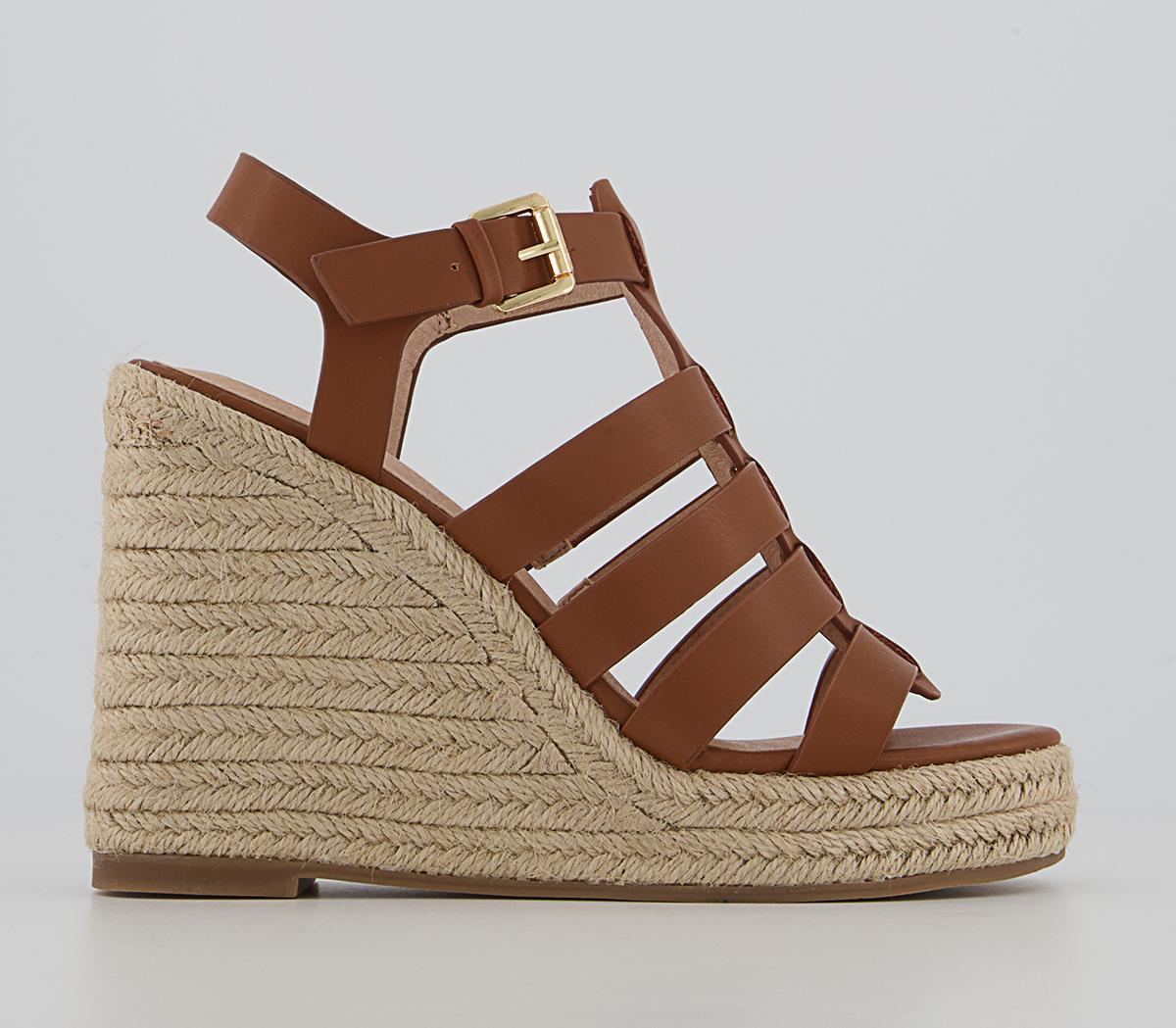 Office Haul Fisherman Espadrille Wedges Office Haul Fisherman Espadrille Wedges Tan