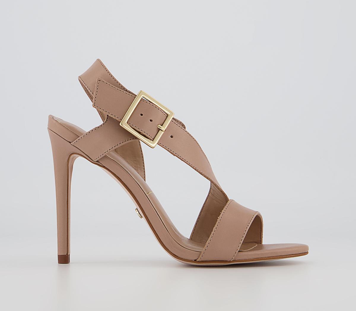 Office Heat Asymmetric Sandals Office Heat Asymmetric Sandals Nude Leather