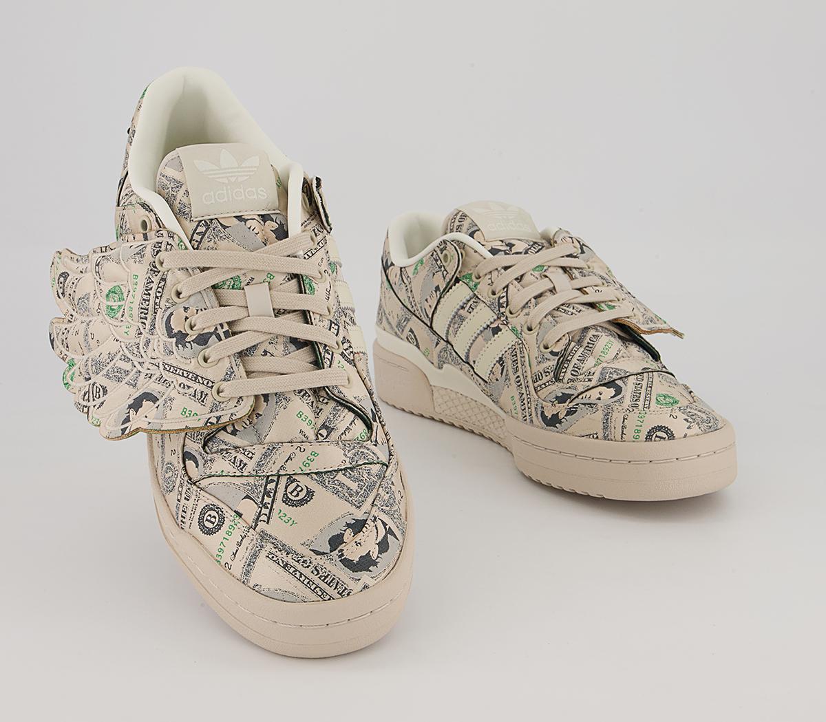 adidas Forum Low Wings 1.0 Trainers adidas Forum Low Wings 1.0 Trainers Js Money Clear Brown Off White