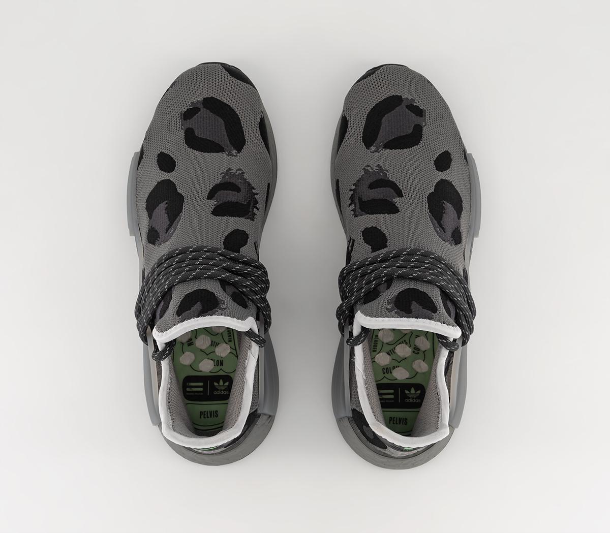 adidasHU NMD TrainersAsh Solid Grey Core Black