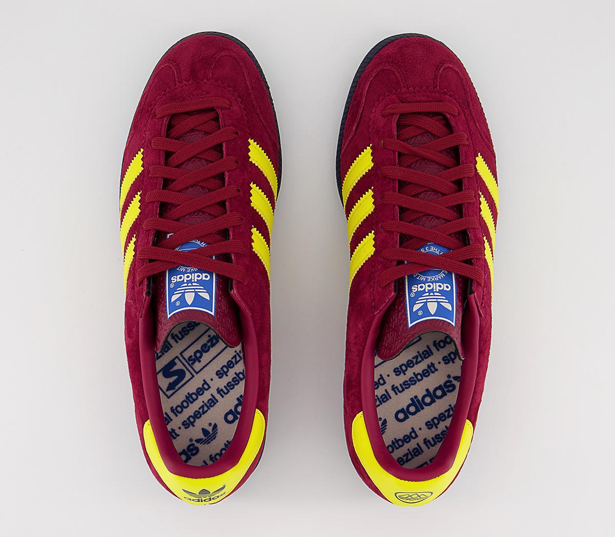 adidas Consortium Warszawa SPZL Trainers adidas Consortium Warszawa SPZL Trainers Maroon Yellow