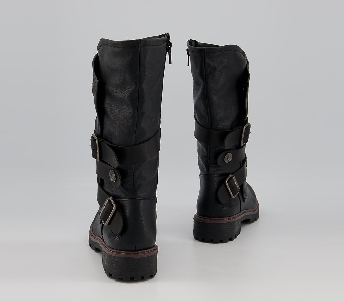 Blowfish Malibu Rider B Tall Boots Black - Women's Ankle Boots