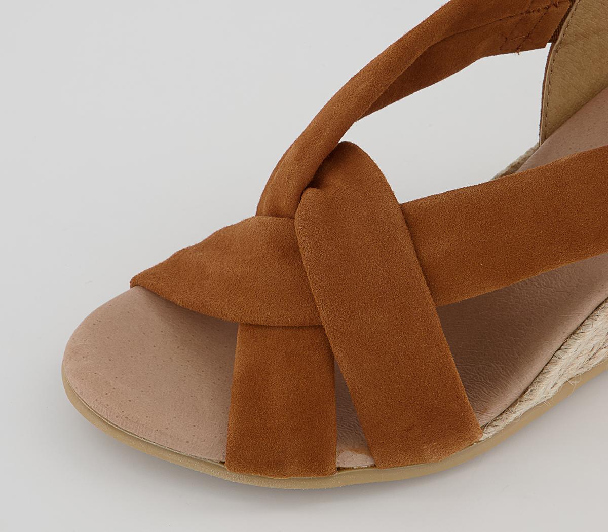 OFFICEMelly Strap Detail EspadrillesTan Suede