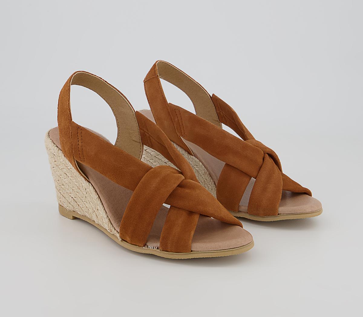 OFFICEMelly Strap Detail EspadrillesTan Suede