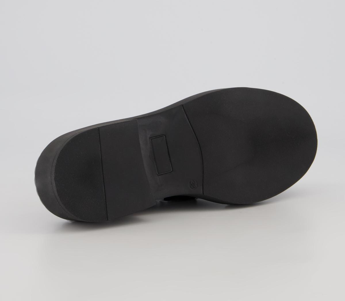 Office Favourite Loafer Mules Office Favourite Loafer Mules Black Leather