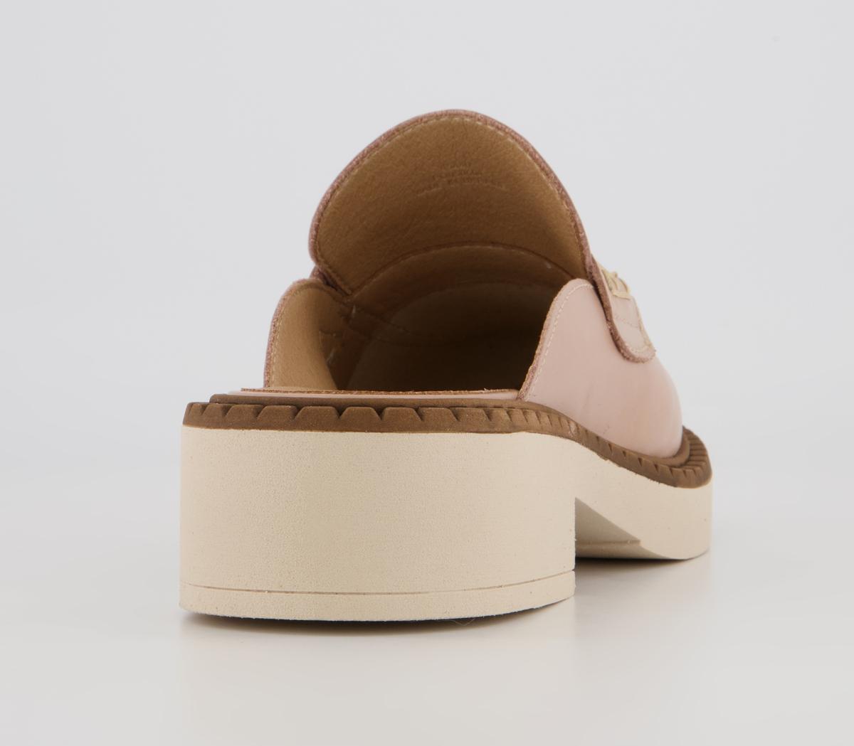Office Favourite Loafer Mules Office Favourite Loafer Mules Nude Leather