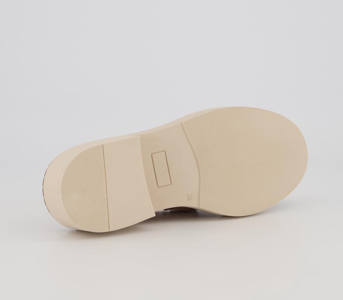 Office Favourite Loafer Mules Office Favourite Loafer Mules Nude Leather