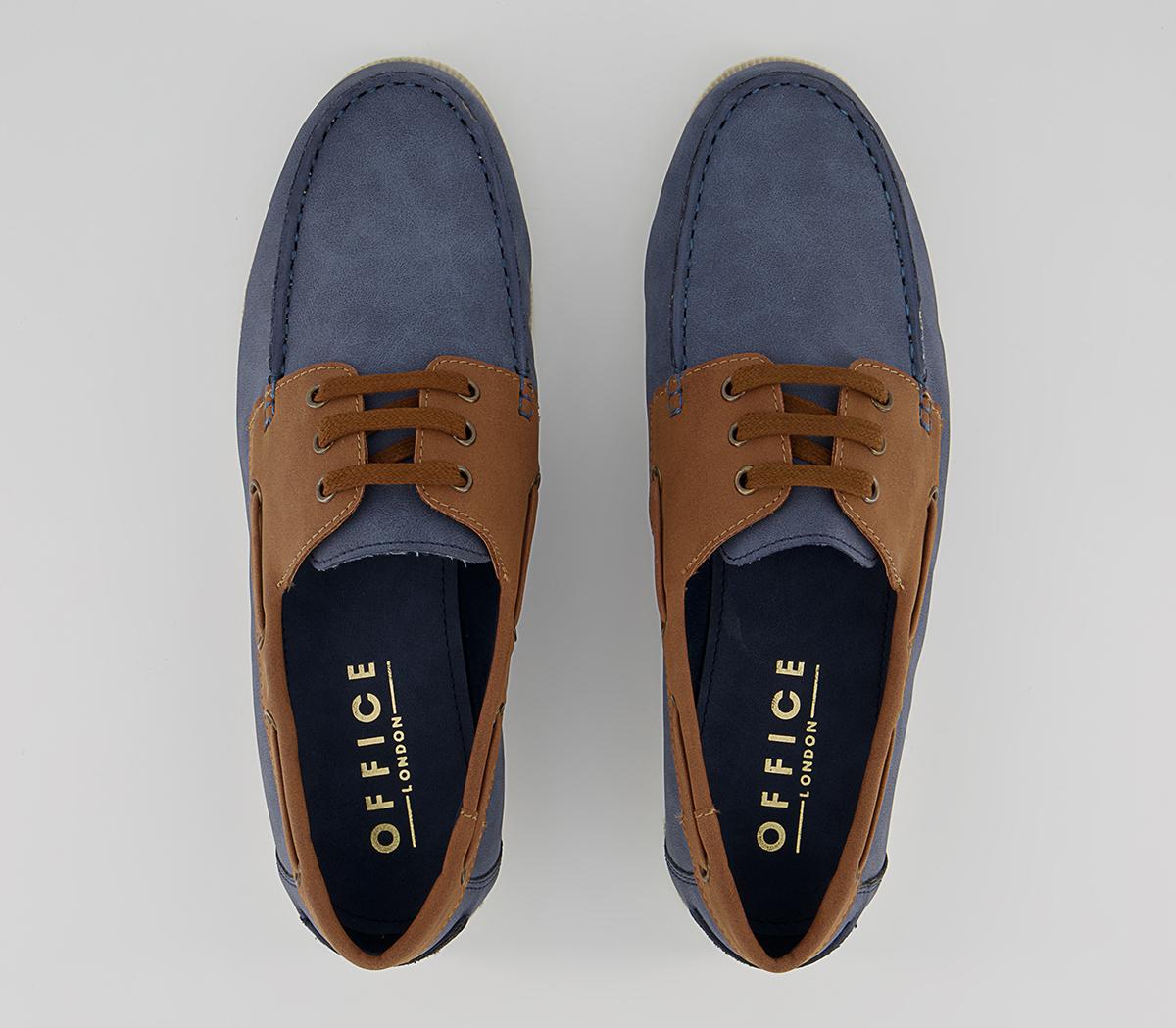 Office Cree Boat Shoes Office Cree Boat Shoes Navy Brown